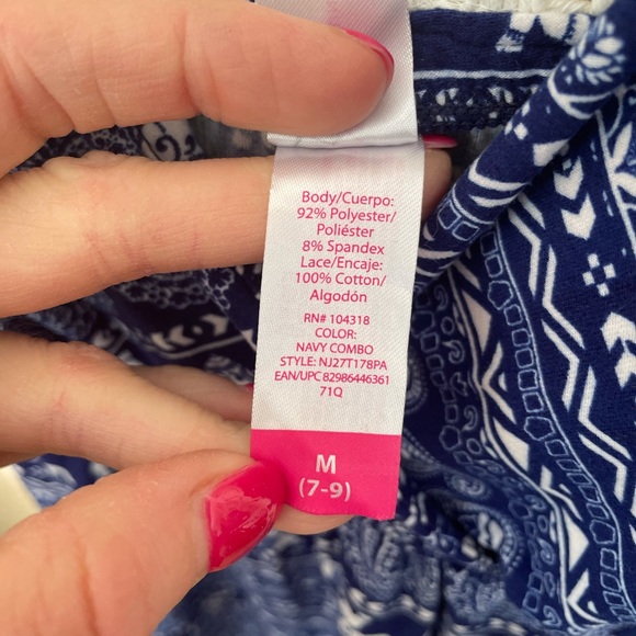 NWOT size medium (7-9) navy No Boundaries dress - Picture 3 of 6